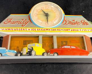 1950s style clock