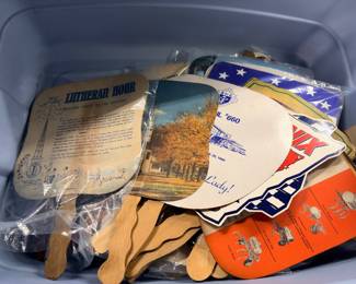Collection of church fans