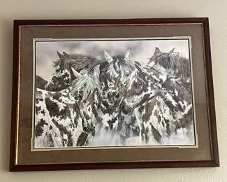 limited-edition print titled "The Packherd" by artist Judy Larson