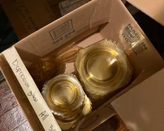Yellow Depression Glass