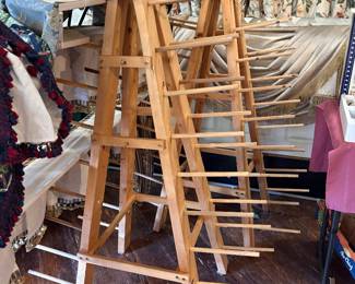 Wood display stands