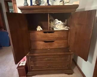 Wardrobe with matching suite (six-piece)