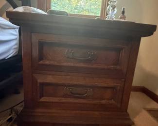 Nightstand with matching suite (six-piece)