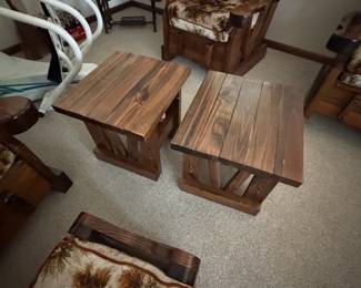 Coffee tables with rustic farmouse living room suite
