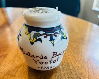 Mustard from 1735. You try it first.