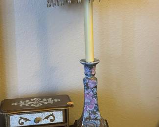 Chinoiserie Porcelain Table Lamp