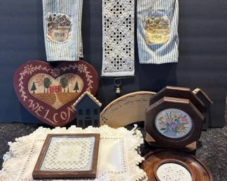 Framed Needlepoint Decor Placemats  More