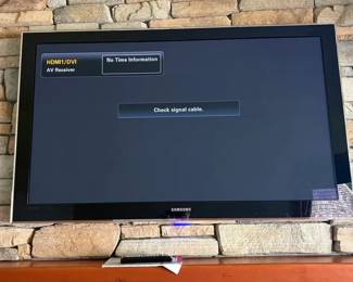 Samsung 50 1080p Plasma HDTV Series 8  Ultra Slim Remote Manual  Power Cord