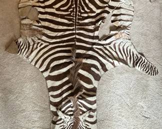 Zebra Fur Pelt