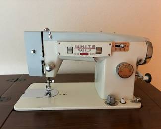 White Zigzag Sewing Machine