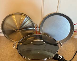 Cuisinart Electric Skillet Caphalon Saute Pan And Paella Pan