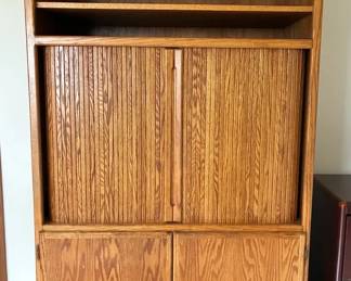 Oak Media Cabinet