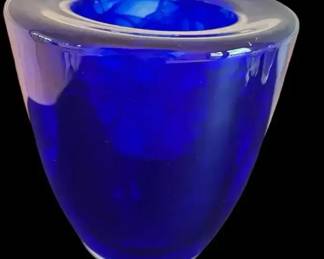 Kosta Boda Blue Vase