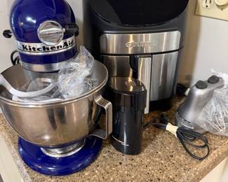 Kitchen Aid mixer, Air fryer