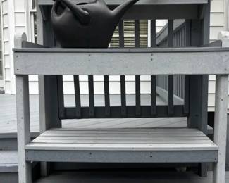 PottingPlanting Bench Made of Composite with Watering Can