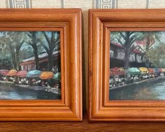 Mary C Lopez, Pastels of San Antonio Riverwalk