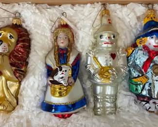 Kurt Adler Polonaise Glass Ornaments, Raku and Others