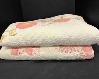 Handmade Pink Twin Size Quilts