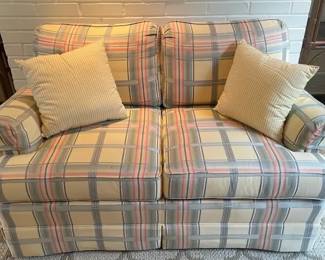 Sofa Chair Co Tartan Plaid Loveseat