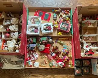Christmas Ornament Mystery Lot Hallmark Keepsakes, Winnie the Pooh, Cats, International, More