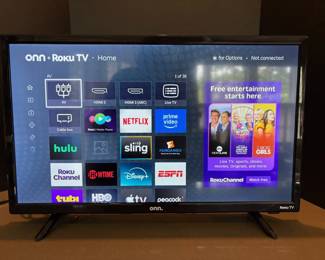 ONN 24 LCD LED HD TV Roku Television