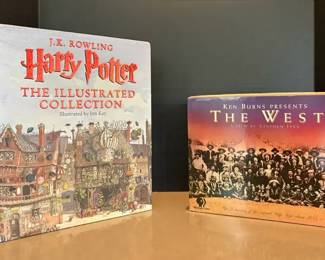 Harry Potter Collection Series, and Ken Burns VHS of The West