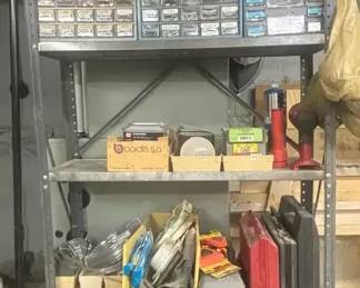 Assorted Lot of Tools Fasteners Hardware