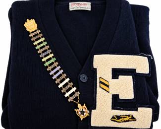 Vintage Letterman Sweater for Tag Sale