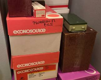 LOTS of Vintage projector slides