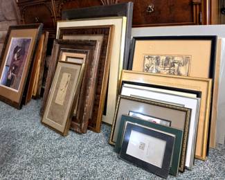 LOTS of Art & Frames throughout the house