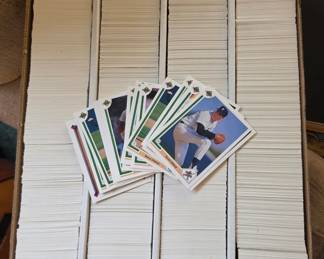 Hundreds of baseball and sports cards for sale