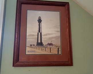 Stephen Harrington Cape Henry Light II Print