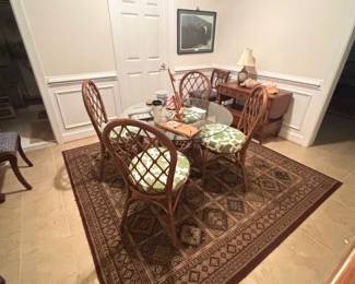 Ayers Furniture Rattan Dining Set