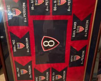 eighth Personnel Command PERSCOM Unit Guidon Display