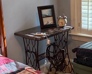 Singer Sewing Machine Treadle Base Table