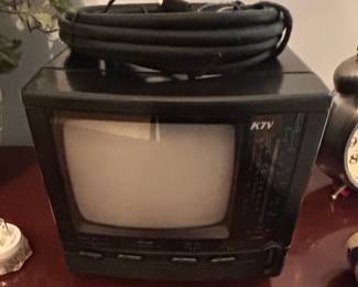 KTV Model KTF inch BW Portable Television