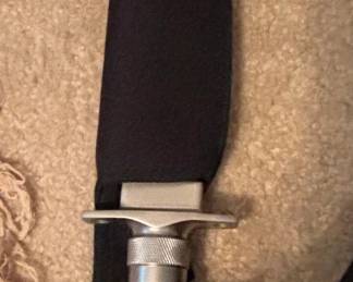 Survival Knife with Hollow Handle and Sheath