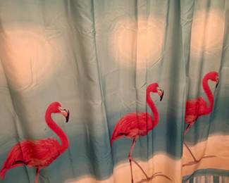 East Urban Home Flamingo Shower Curtain