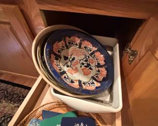 Vintage Japanese Imari Style Charger Plate