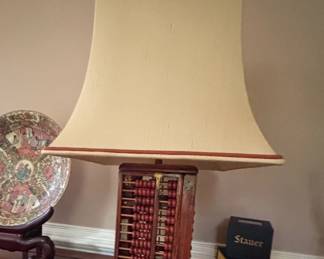 Diamond Brand Abacus Table Lamp