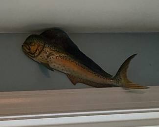 Vintage MahiMahi Mount Decor