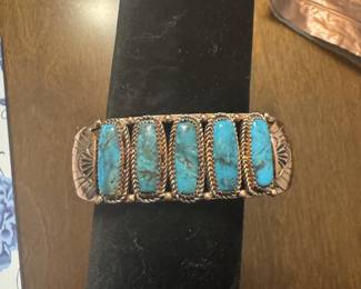 Running Bear Turquoise Bracelet
