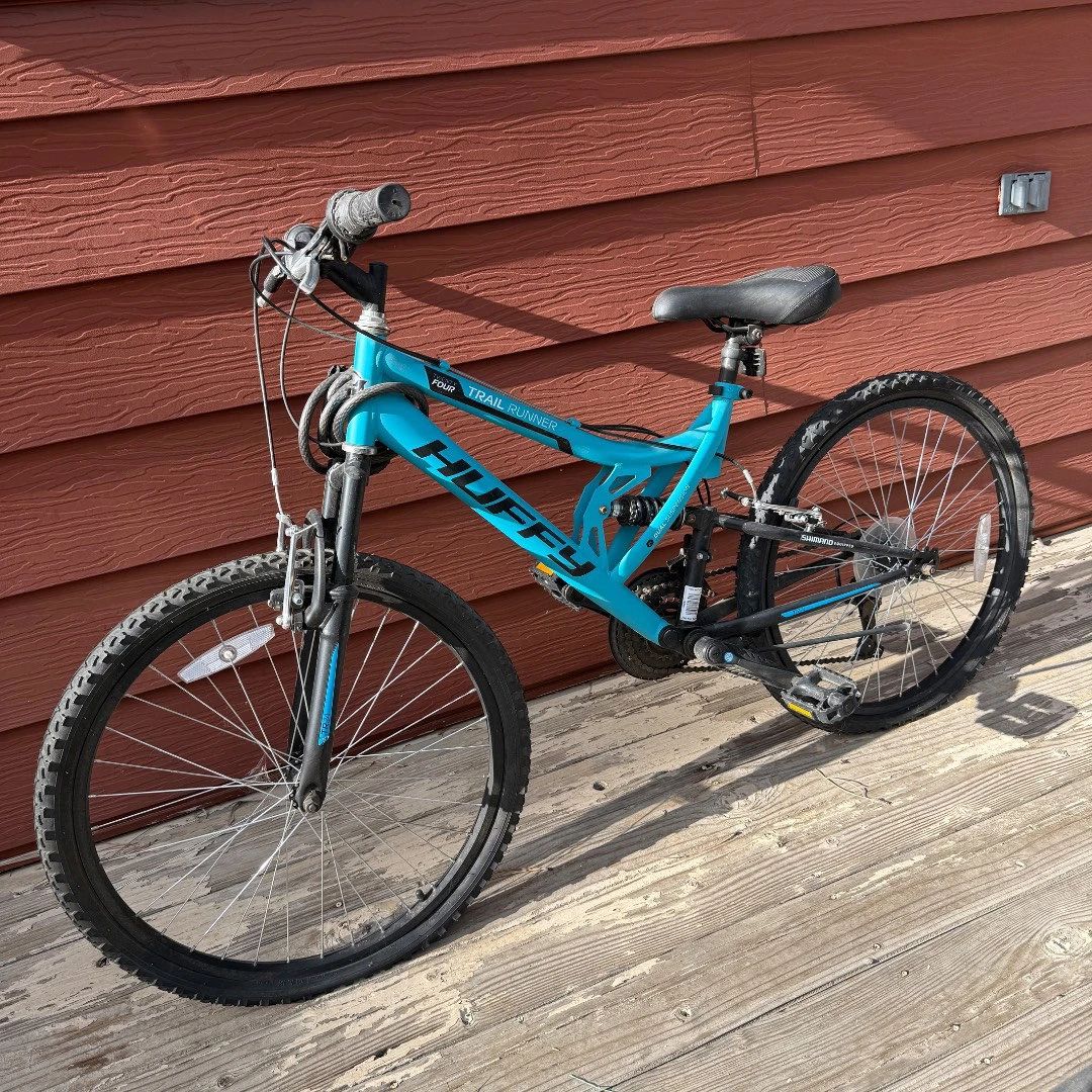 Lot #1 - Huffy TR24 Trail Runner Dual-Suspension Mountain Bike | Shimano Equipped