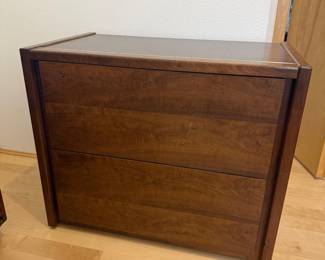 Lot #122 - Wood 3-Drawer Lateral Filing Cabinet