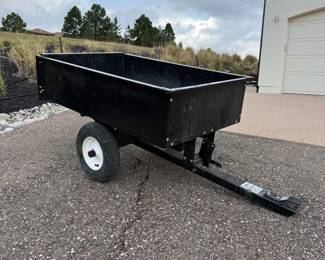 Lot #2 - Tow-Behind Steel Dump Cart