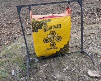 Lot #7 - Yellow Jacket Supreme Archery Target with Heavy-Duty Metal Stand