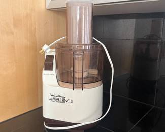 Lot #64 - Moulinex La Machine II Food Processor with Attachments