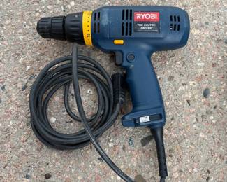 Lot #28 - Ryobi D45C 3/8-Inch Corded Drill with Case & Accessories