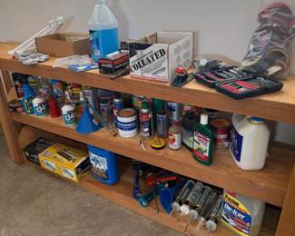 Lot #36 - Large Automotive & Workshop Supplies Lot with Fasteners & Tools
