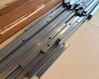 Lot #132 - Large Bundle of Galvanized Steel Framing Studs & Track